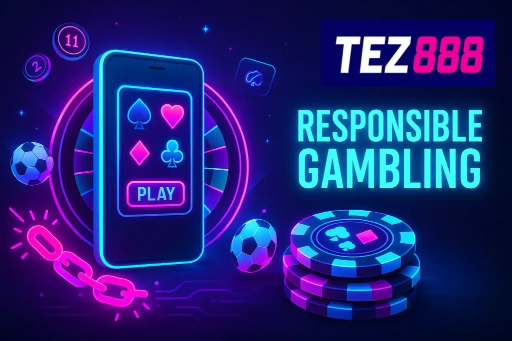 Every player at Tez888 has ensured a safe, responsible gambling experience with an extensive support structure for safe gaming activities.